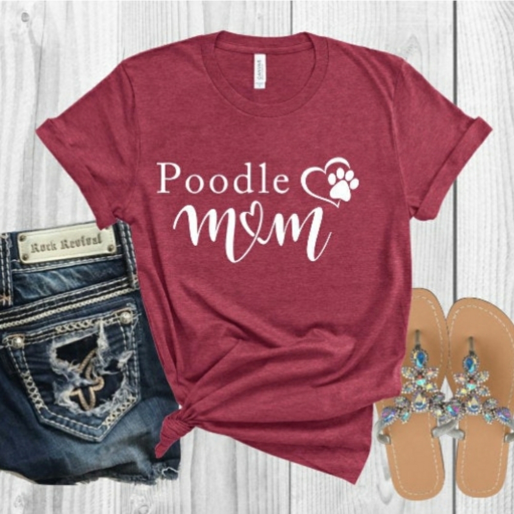 Poodle mom shirt